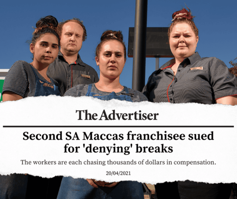 McDonald’s Class Action: Breaks